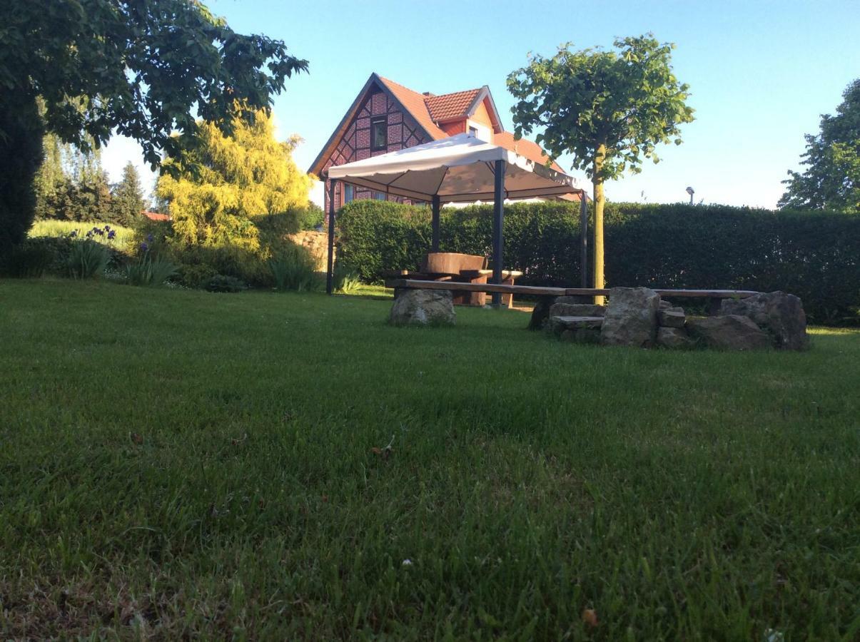 Ferienwohnung Am Reinhardswald -Buchenzweig- Trendelburg Exteriör bild