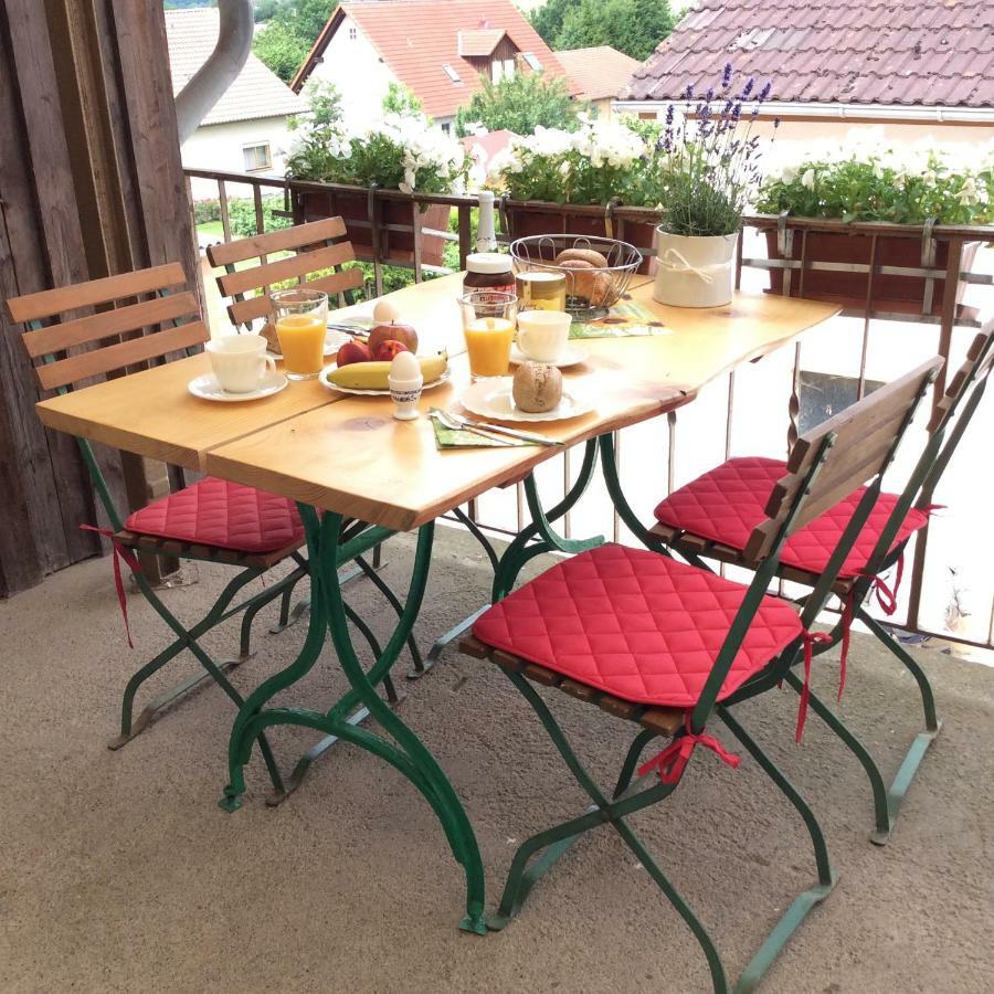 Ferienwohnung Am Reinhardswald -Buchenzweig- Trendelburg Exteriör bild